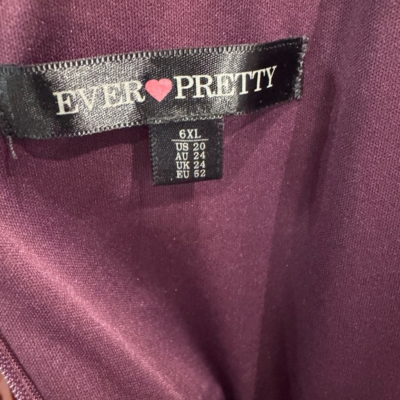 Like New Elegant Purple Evening Gown - Picture 5 of 8